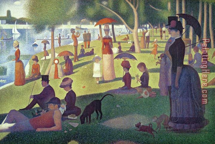 Georges Pierre Seurat Sunday Afternoon on the Island of La Grande Jatte